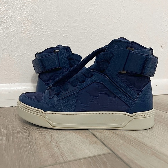 guccissima high top sneakers